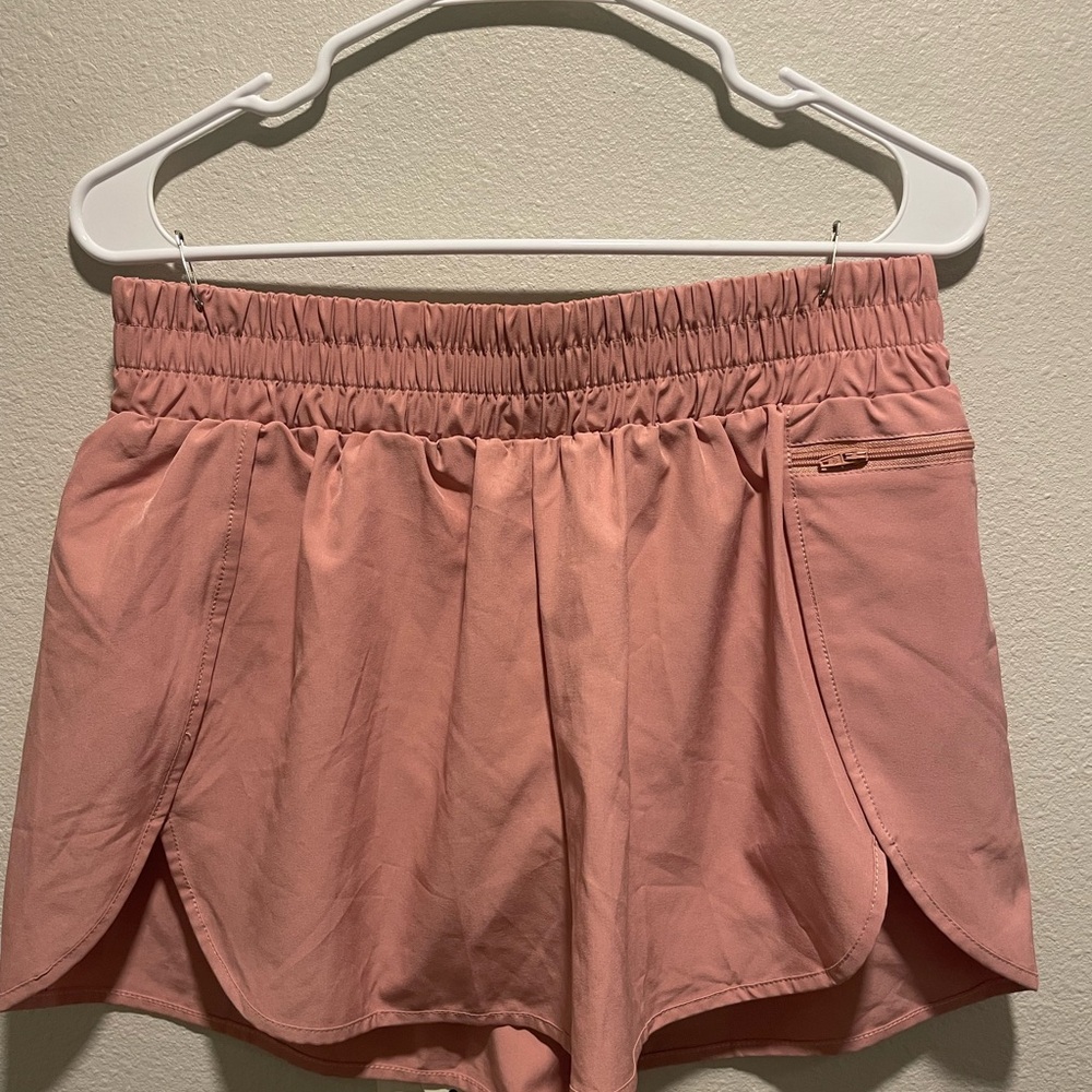 Mono B Blush Pink Athletic Shorts